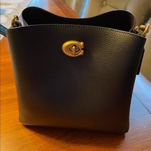 Coach Pebble Leather Willow Bucket Crossbody Bag